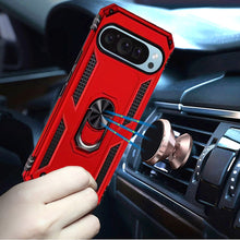 For Google Pixel 9 Pro XL 6.8 inch Case Ring Magnetic Kickstand Hybrid Cover