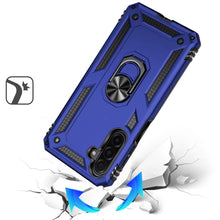 For Samsung A17 5G Case Ring Holder Phone Cover with Kickstand + Tempered Glass