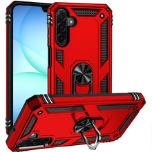 For Samsung A17 5G Case Ring Holder Phone Cover with Kickstand + Tempered Glass