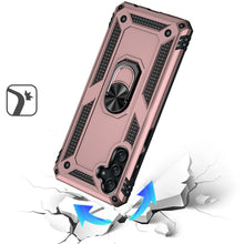 For Samsung A26 5G Case Ring Holder Magnetic Kickstand Hybrid + Tempered Glass