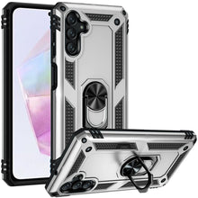 For Samsung A36/A56 Case Ring Holder Magnetic Kickstand Hybrid + Tempered Glass