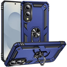 For Samsung S25 Edge Case Ring Magnetic Kickstand Protection + Tempered Glass