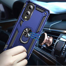 For Samsung S25 Edge Case Ring Magnetic Kickstand Protection + Tempered Glass