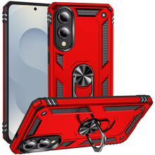 For Samsung S25 Edge Case Ring Magnetic Kickstand Protection + Tempered Glass