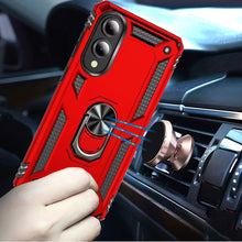 For Samsung S25 Edge Case Ring Magnetic Kickstand Protection + Tempered Glass