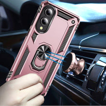 For Samsung S25 Edge Case Ring Magnetic Kickstand Protection + Tempered Glass