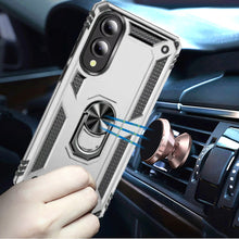 For Samsung S25 Edge Case Ring Magnetic Kickstand Protection + Tempered Glass