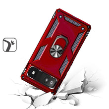 For Google Pixel 7A Case Ring Magnetic Kickstand Protective Hybrid Phone Cover