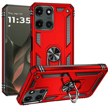 For Motorola Edge 2025 Case Ring Magnetic Kickstand Protective Phone Cover