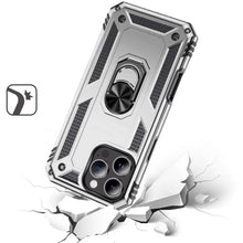 For iPhone 16 PRO MAX Case Ring Holder Magnetic Kickstand Hybrid +Tempered Glass