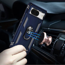 For Google Pixel 8 5G Case Ring Holder Magnetic Kickstand Hybrid Phone Cover