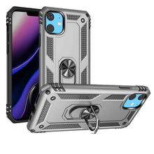 For iPhone 15 Case Ring Magnetic Kickstand Protective Cover + 2 Tempered Glass
