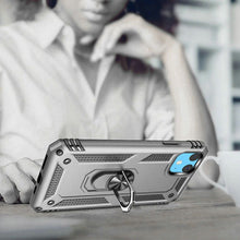 For iPhone 15 Case Ring Magnetic Kickstand Protective Cover + 2 Tempered Glass