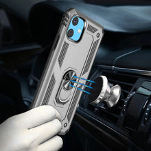 For iPhone 15 Case Ring Magnetic Kickstand Protective Cover + 2 Tempered Glass
