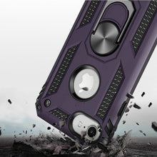 For iPhone SE 3/SE 2 iPhone 8/7 Case Ring Kickstand Protective + Tempered Glass