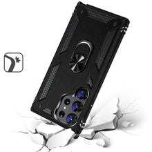 For Samsung S23 Case Ring Stand Magnetic Kickstand Protective Hybrid Phone Cover