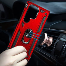 For Samsung Galaxy S24+ Plus Case Ring Magnetic Kickstand Protective Phone Cover