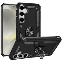 For Samsung S25/S24 Case Ring Magnetic Kickstand Protection + Tempered Glass