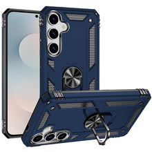 For Samsung S25 FE Case Ring Holder Phone Cover with Kickstand + Tempered Glass