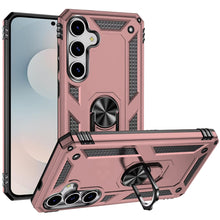 For Samsung S25 FE Case Ring Holder Phone Cover with Kickstand + Tempered Glass