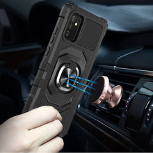 For Samsung A14 5G Case Robotic Shockproof Dual Layer Magnetic Ring Stand Cover