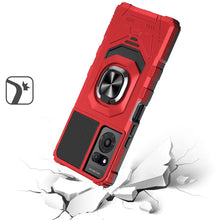 For TCL K24 Case Shockproof Dual Layer Magnetic Rotational Ringstand Phone Cover