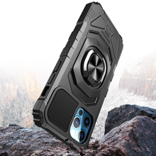 For iPhone SE 3/SE 2 iPhone 8/7 Case Shockproof with Ring Stand + Tempered Glass