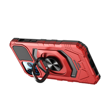 For iPhone 12 Pro Max Case Shockproof Dual Layer with Ring Stand +Tempered Glass