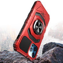 For iPhone SE 3/SE 2 iPhone 8/7 Case Shockproof with Ring Stand + Tempered Glass