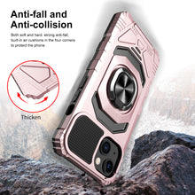 For iPhone 14 PRO MAX Case Shockproof Dual Layer Magnetic RingStand Hybrid Cover