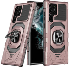 For Samsung S23 Plus Case Shockproof Dual Layer Magnetic Ring Stand Phone Cover