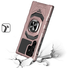 For Samsung S23 Plus Case Shockproof Dual Layer Magnetic Ring Stand Phone Cover