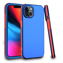 For iPhone 13 PRO Case Metallic Two Tone Protective Hybrid Phone Cover