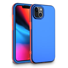 For iPhone 13 PRO Case Metallic Two Tone Protective Hybrid Phone Cover