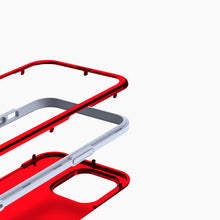 For iPhone 13 PRO Case Metallic Two Tone Protective Hybrid Phone Cover