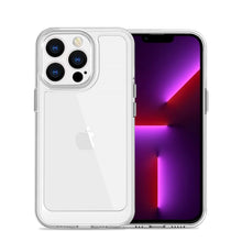 For Apple iPhone 11 Transparent Hard Back Hybrid Phone Case with Soft Border