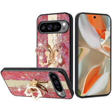 For Google Pixel 10 Pro XL Case Rhinestone Bling Decor Glitter + Tempered Glass