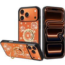 For iPhone 17 Pro Max Case Rhinestone Bling Decor Glitter Cover + Tempered Glass