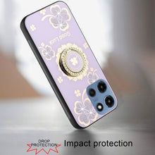 For Moto G 2025/2026/G Play 2026 Case Rhinestone 3D Bling + Tempered Glass