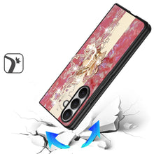 For Samsung Z Fold7 Case Rhinestone Bling Decor Glitter Cover + Tempered Glass