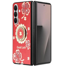 For Samsung Z Fold7 Case Rhinestone Bling Decor Glitter Cover + Tempered Glass
