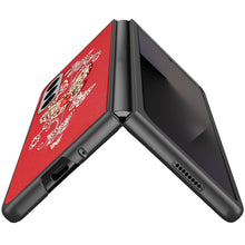 For Samsung Z Fold7 Case Rhinestone Bling Decor Glitter Cover + Tempered Glass