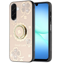 For Samsung A17 5G Case Rhinestone Bling Decor Glitter Cover + Tempered Glass