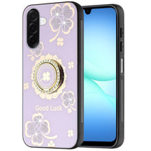 For Samsung A17 5G Case Rhinestone Bling Decor Glitter Cover + Tempered Glass