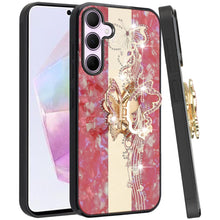 For Samsung A36 Case Rhinestone Bling Decor Glitter Cover + Tempered Glass