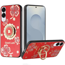 For Samsung S25 Edge Case Rhinestone Bling Decor Glitter Cover + Tempered Glass