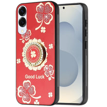 For Samsung S25 Edge Case Rhinestone Bling Decor Glitter Cover + Tempered Glass