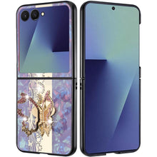 For Samsung Z Flip7 Case Rhinestone Bling Decor Glitter Cover + Tempered Glass