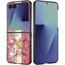 For Samsung Z Flip7 Case Rhinestone Bling Decor Glitter Cover + Tempered Glass