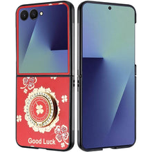 For Samsung Z Flip7 Case Rhinestone Bling Decor Glitter Cover + Tempered Glass